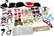 Photo Booth Props DIY Kit Dress-up Accessories Party Favors for Wedding Party Reunions Birthdays,60 pieces